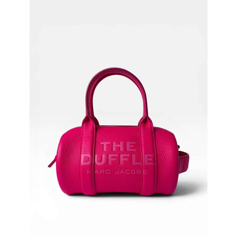 MARC JACOBS The Duffle Mini Leather Bag โ Hot Pink - Picture 4 of 11